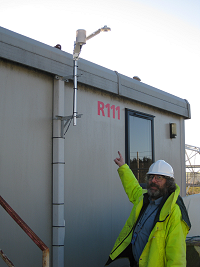 Portacabin labelled R111
